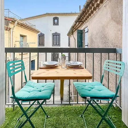 Maison Charmante Clim Et Balcon En Centre Feriehus Marseillan (Herault)